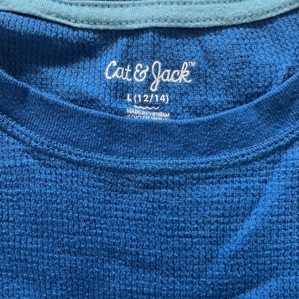 Cat & Jack blue long sleeved top. Size XL - Picture 2 of 4